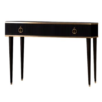 Стол туалетный Римини СОЛО (Черный/Золото) РМСТ-1(s)