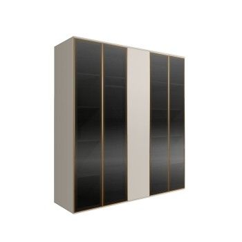 Шкаф 5-ти дв. Bogemia Air (Шелк/Золото) БМШ2/5(4)