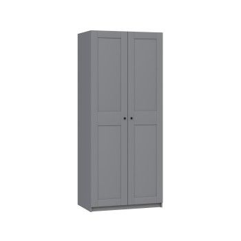 МАКС шкаф 2 двери 100х61х233 серый