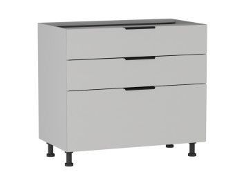 Стол с ящиками СЯ-90 (176/356), Ватель (900*523*820) Экокожа Белый, 23921