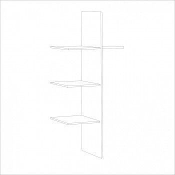 м. Марьина Роща - Полки со штангой Натали для 2-ств шкафа