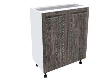 Стол 2-х дверный С-60, Грей (600*470*820) Шале Серебро, 21406