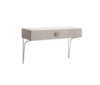 Стол туалетный (консоль) Bogemia Fillini (Шелк) (Novabuk/Золото) БМСТ-1(FI)