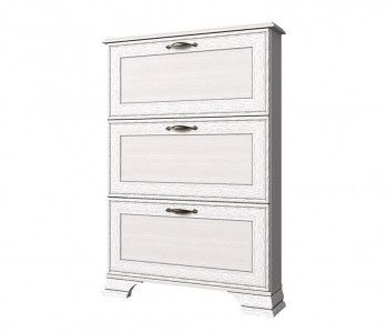 Обувница Тиффани 3D вудлайн кремовый