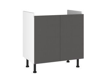 Стол под мойку СМ-80, Виста (800*520*870) Экокожа Серый, 26611