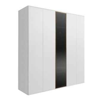 Шкаф 5-ти дв. Bogemia Air (Белый/Золото) БМШ2/5(1)