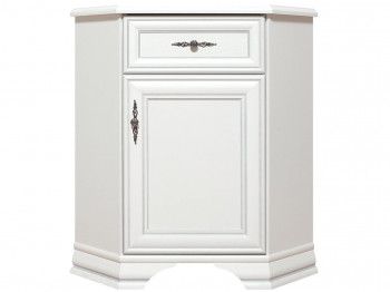 Тумба Кентаки KOMN1D1S/P угловая белый