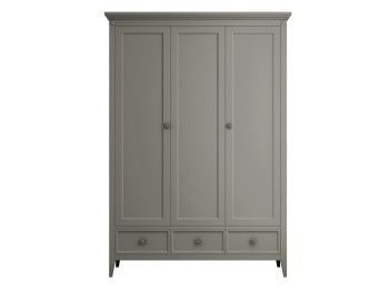 Шкаф трехстворчатый Manhattan (Серый)