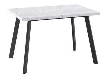 Стол раздвижной Бьерн-140(180)х85 Серый сланец/Чёрный