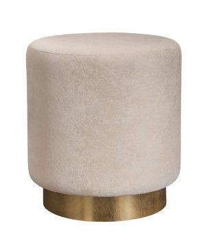Пуфик Лара бежевый глянец
