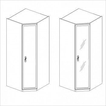 Мишель секция угловая без зеркал белый матовый