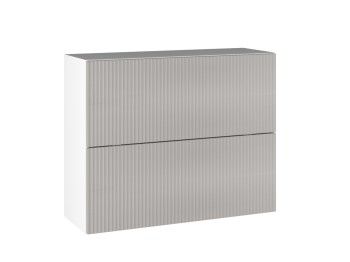 Шкаф ШГ-90СМГ, Виста (900*316*720) Экокожа Бежевый, 26451