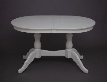 Стол обеденный Овальный-1300 (слоновая кость 9001)