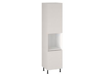 Шкаф-пенал 1080 ПГ-60 бок левый МДФ, Виста (600*586*2576) Экокожа Белый, 26300