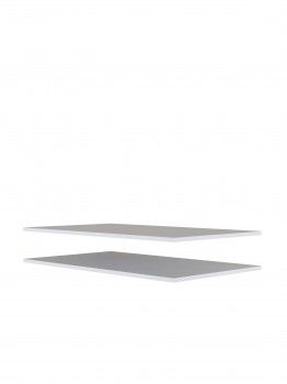 Комплект полок шкафа МОБИ (MOBI) POL/100/56 (2 шт.) к шкафу SZF/100, белый