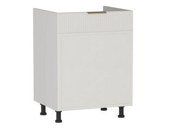 Стол под мойку СМ-60, Берта (600*525*820) Экокожа Белый, 25314