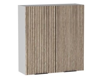 Шкаф 960 2-х дверный ШГ-90, Ватель (900*316*960) Дуб рейка темный, 23564