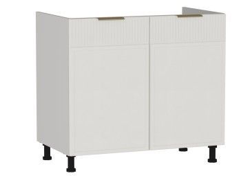 Стол под мойку СМ-90, Берта (900*525*820) Экокожа Белый, 25317