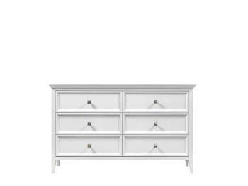 Комод большой 6 ящиков Manhattan (Белый)