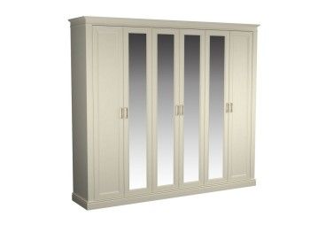 Шкаф 6-дверный, Сиена (2623*548*2300) Береза бежевая, 12338