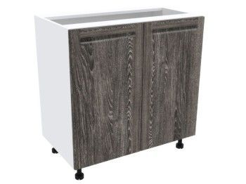 Стол 2-х дверный С-80, Грей (800*470*820) Шале Серебро, 21407