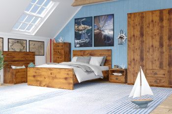 Спальня Индиана дуб