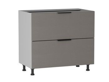 Стол с ящиками СЯ-2-90, Ватель (900*523*820) Экокожа Мокко, 23724