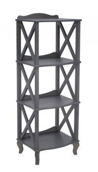 Этажерка-стеллаж Джульетта-3 (серый ясень )