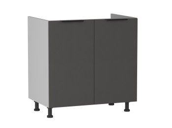 Стол под мойку СМ-80, Ватель (800*520*820) Экокожа Серый, 23311