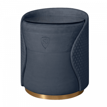 Пуф-тумба Антрацит (новабук) золото Sweet dreams PS-101