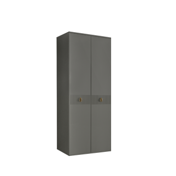 Шкаф 2-х дверный Римини СОЛО (Серый/Золото) РМШ2/2(s)