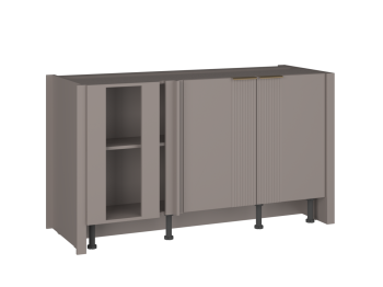 Барная стойка 155 Волна, Фьюжн (1550*600*870) Мокко, 27102