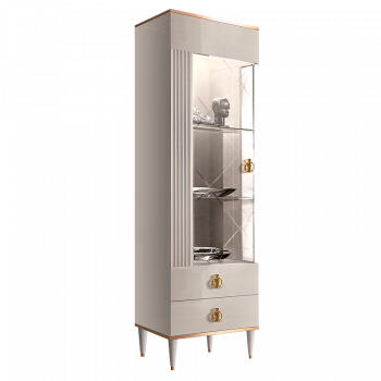 м. Марьина Роща - Витрина 1-ств. (левая) Римини СОЛО (слоновая кость золото) РМВ1-1С (s)