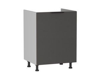 Стол под мойку СМ-60, Ватель (600*520*820) Экокожа Серый, 23309
