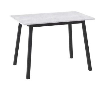 Стол Бриз (R)-94 раздвижной (Серый сланец/черный) 94(126)х64
