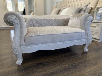 Оттоманка Мокко с двумя подлокотниками бежевый