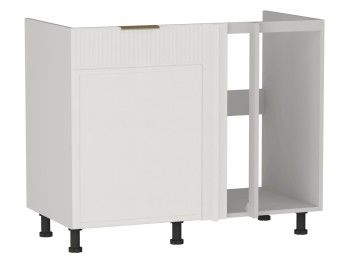 Стол под мойку угловой СМУ-110, Берта (1000*554*820) Экокожа Белый, 25319