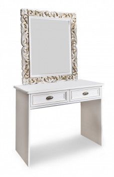 Туалетный столик Натали белый глянец