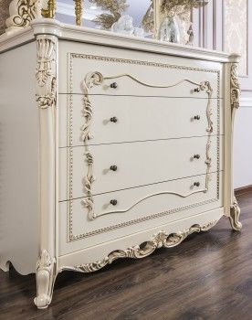 Комод Джоконда крем глянец (спальня)