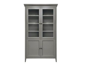 Библиотека 2 дверная Manhattan (Серый)