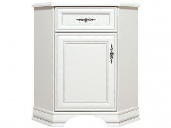 Тумба Кентаки KOMN1D1S/L угловая белый