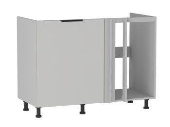 Стол под мойку угловой СМУ-120, Ватель (1100*554*820) Экокожа Белый, 23915