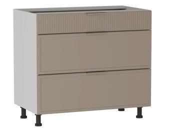 Стол с ящиками СЯ-90 (140/284), Берта (900*528*820) Мокко, 25126