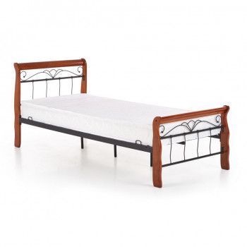 Кровать Halmar VERONICA 90 (черешня античная/черный)