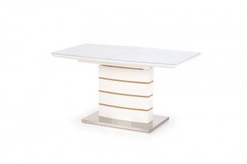 Стол обеденный Halmar TORONTO раскладной (белый/золотой дуб)