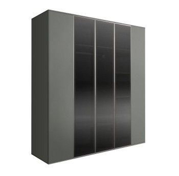 Шкаф 5-ти дв. Bogemia Air (Серый/Серебро) БМШ2/5(3)