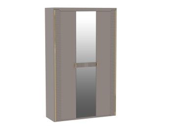 Шкаф 3-дверный, Сиде (1410*523*2304) Мокко, 12610