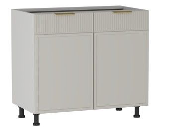 Стол 2-х дверный С-90, Берта (900*528*820) Светлый Мокко, 22917