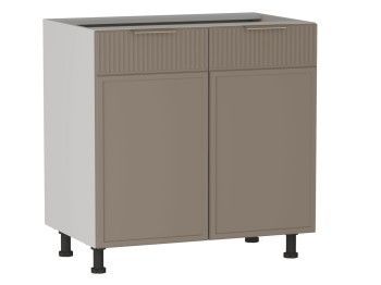 Стол 2-х дверный С-80, Берта (800*528*820) Мокко, 25109