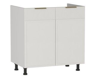 Стол под мойку СМ-80, Берта (800*525*820) Экокожа Белый, 25316